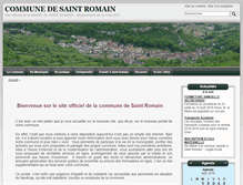 Tablet Screenshot of mairie-saint-romain.fr